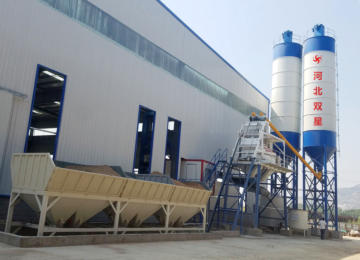 立轴行星式搅拌站生产线