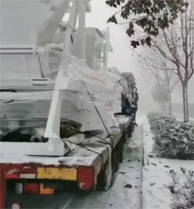 两套立轴搅拌机发货