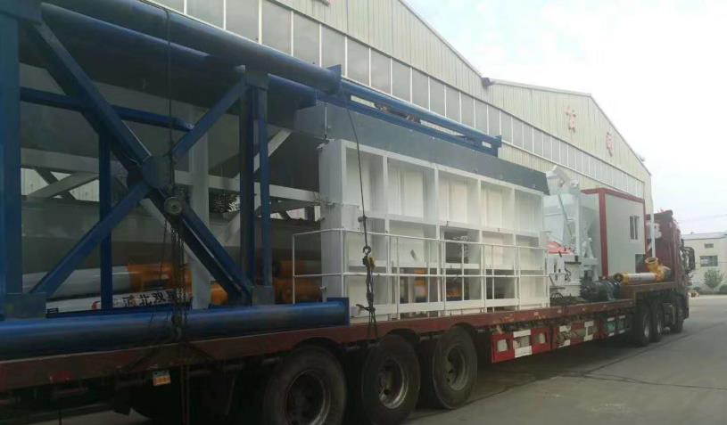 立轴行星式搅拌站发货