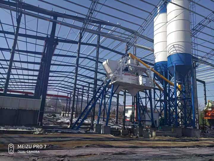 河北双星立轴行星搅拌机安装